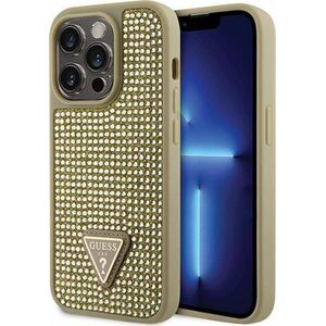 Guess Etui Guess GUHCP14LHDGTPD Apple iPhone 14 Pro złoty/gold hardcase Rhinestone Triangle
