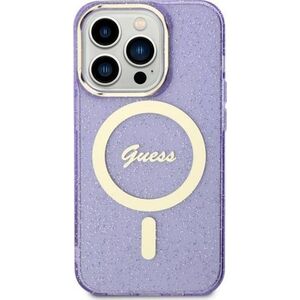 Guess Etui Guess GUHMN61HCMCGU Apple iPhone 11/XR purpurowy/purple hardcase Glitter Gold MagSafe