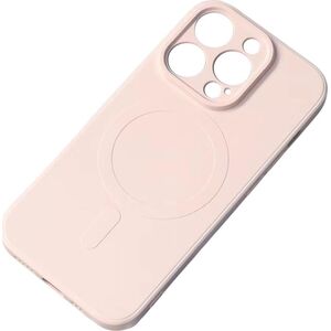 Hurtel Silikonowe magnetyczne etui iPhone 14 Pro Max Silicone Case Magsafe - różowe