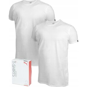 Puma Koszulka męska Puma Basic 2p Crew Tee biała 935016 02 XL