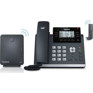 Telefon Yealink W41P - Telefon IP DECT z bazą IP DECT PoE i zasilaczem