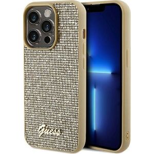 Guess Guess GUHCP14LPMSDGSD iPhone 14 Pro 6.1" złoty/gold hardcase Disco Metal Script