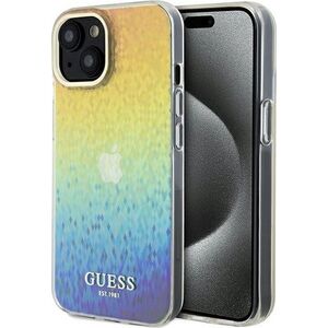Guess Guess GUHCP14SHDECMI iPhone 14 / 15 / 13 6.1" wielokolorowy hardcase IML Faceted Mirror Disco Iridescent