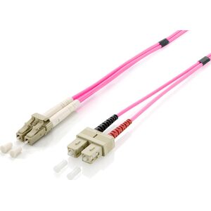 Equip Equip LWL Patchkabel LC->SC 15.00m Multimode Duplex OM4   vi Polybeutel