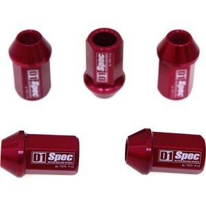 D1Spec Kute nakrętki D1Spec Alu 12x1,5 Czerwone
