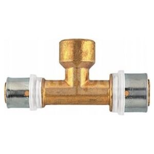 Herz Trójnik zaprasowywany 32x3-3/4''-32x3 GW