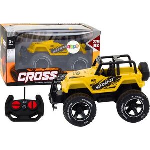 LeanToys Autko Samochód Terenowy Zdalnie Sterowany RC 1:18 Żółty
