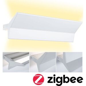 Kinkiet Paulmann Oprawa ścienna STINE LED SH Zigbee 13W+4W 2700-6500K 1400lm DIM 230V biały matowy