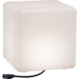 Lampa wisząca Paulmann Oprawa ogrodowa Plug & Shine CUBE 300x300 6.5W 3000K 575lm IP67 24V biały