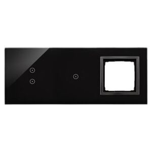 Kontakt-Simon Panel dotykowy Kontakt-Simon Simon 54 DSTR3310/73 S54 3 moduły 2 pola dotykowe pionowe + 1 pola dotykowe + 1 otwór na osprzęt S54 zastygła lawa