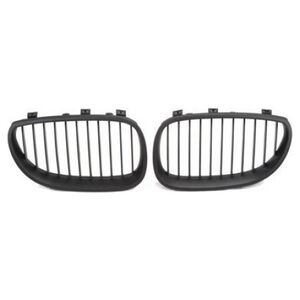 MTuning Grill sportowy pojedyncze żeberka Matt Black  BMW 5 (E60) Sedan (E61) Touring 2003-2010