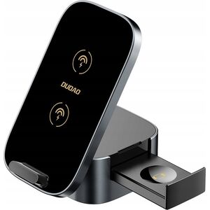 Ładowarka Dudao Ładowarka Dudao A11Pro+ indukcyjna 15W 3w1 do telefonu / smartwatcha / słuchawek - czarna