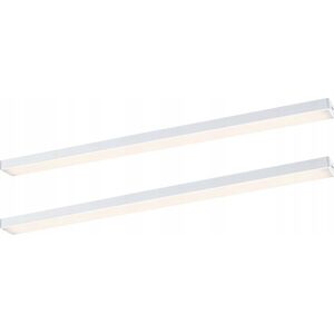 Paulmann Zestaw opraw podszafkowych LED LINE DIM PIR 2x4W 2x350lm 350mm 30000K 230V biały matowy / aluminium