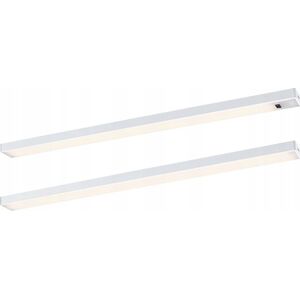 Paulmann Zestaw opraw podszafkowych SET LINE DIM PIR 2x4W 2x350lm 350mm 3000K 230V biały matowy / aluminium