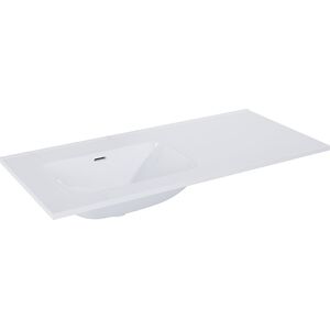 Umywalka RE041001068060 / ELITA / SKAPPA / UMYWALKA CERAMICZNA 100 BEZ OTWORU LEWA (60+40) WHITE / 146036 /