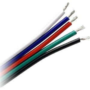 Orno Przewód do taśm LED RGBW, 5x0,35mm2, 25m