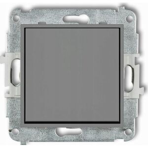 Karlik Łącznik jednobiegunowy Karlik Icon 27IWP-1 szary mat