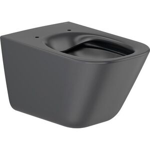 Miska WC Alkotest A34647L080 / ROCA / GAP SQUARE / MISKA WC 54CM PODWIESZANA RIMLESS CZARNY MAT  /
