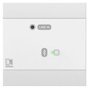 Audac AUDAC NWP300/W Sieciowy panel wejściowy audio - BT + jack 3,5 mm (4 CH) Wersja biała 13337516 5414795046887