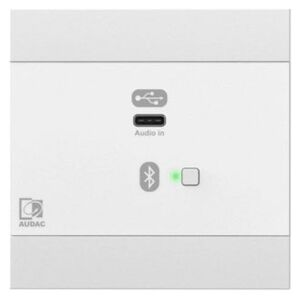 Audac AUDAC NWP400/W Sieciowy panel wejściowy audio - USB Type-C Wersja biała 13337524 5414795046924