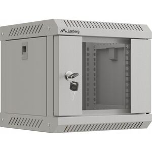 Lanberg ML SZAFA INSTALACYJNA RACK WISZĄCA 10" 4U 300X300 SZARA DRZWI PRZESZKLONE LANBERG (FLAT PACK)