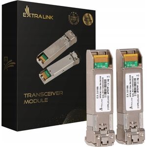 Moduł SFP ExtraLink EXTRALINK SFP28 25G 1310NM SM 10KM LC DUPLEX 2-PACK 13303552 5906168633188