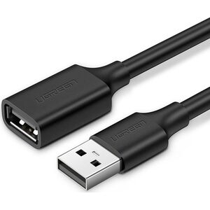 Kabel USB Ugreen USB-A - USB-A 1 m Czarny (10314)