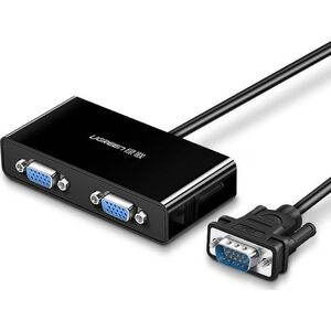 Ugreen Rozdzielacz wideo VGA do 2x VGA - 1m UGREEN 40254 (Czarny)
