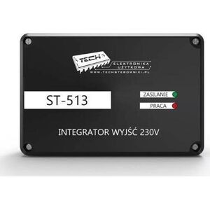 Tech integrator wyjść ST-513 230V, czarny ST513BK