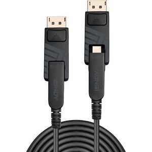 Kabel Lindy Cable Lindy Fibre Optic Hybrid DP 1.4 20m