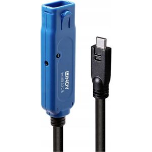 Kabel USB Lindy Cable Lindy USB-C to USB (W) 8m Black
