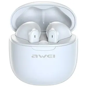 Słuchawki Awei AWEI Bluetooth 5.3 T68 ENC TWS headphones + docking station white