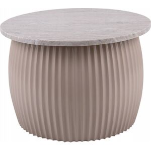 Leitmotiv Stolik kawowy okrągły LUSCIOUS, marmurowy blat, Ø 52 cm