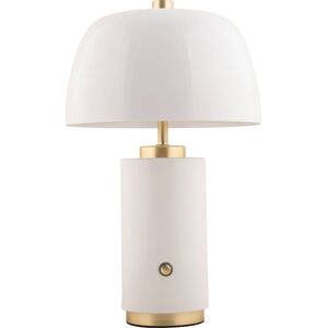 Lampa stołowa Leitmotiv Lampa stołowa grzybek FREYA, bezprzewodowa, Ø 18 cm