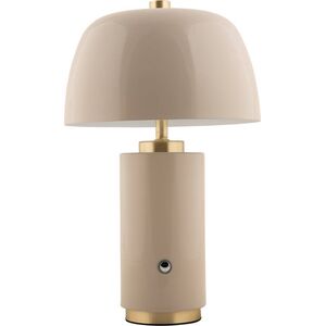 Lampa stołowa Leitmotiv Lampa stołowa grzybek FREYA, bezprzewodowa, Ø 18 cm