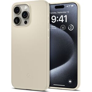Spigen Thin Fit, mute beige - iPhone 15 Pro