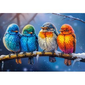 Smarton Puzzle 1500 elementów Ptaszki Razem cieplej