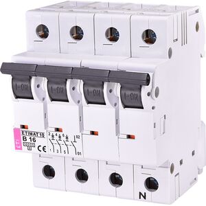 Eti-Polam Wyłącznik nadprądowy 3P+N B 16A 10kA AC ETIMAT10 (02126716)