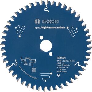 Bosch Tarcza do pił tarczowych do laminatów wysokociśnieniowych 165mm (2.608.644.133)