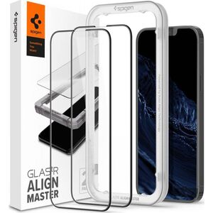 Spigen SZKŁO HARTOWANE SPIGEN ALM GLASS FC 2-PACK IPHONE 13 PRO MAX BLACK