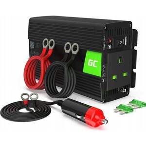 Przetwornica Green Cell Przetwornica napięcia Inwerter Green Cell 24V na 230V 300W/600W Modyfikowana sinusoida UK PLUG