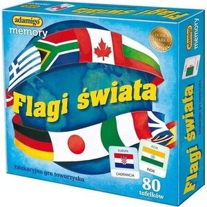 Adamigo Gra Flagi świata memory - nowa