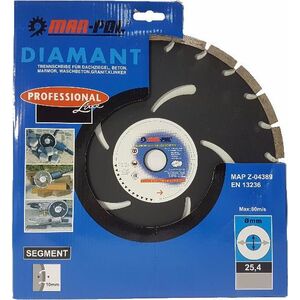 Mar-Pol MAR-POL DIAMOND DIAL.350x25.4x10 SEG.ΜΑΥΡΟ/MP MZ08738 6420805 5901969103052