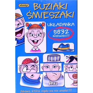 Adamigo Układanka Buziaki Śmieszaki (5673)