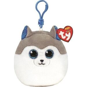 Breloczek TY Maskotka brelok TY Squish-a-Boos SLUSH - husky 8,5cm 36562