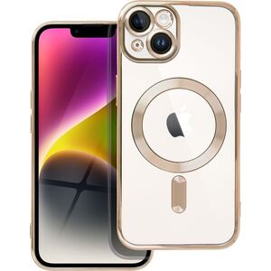 OEM Futerał ELECTRO MAG COVER kompatybilny z MagSafe do IPHONE 14 złoty
