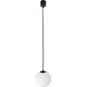 Lampa wisząca TKKRYWULT Tk Lighting Martin 4910 lampa wisząca zwis ball kula szklany klosz 1x6W G9 czarna/biała
