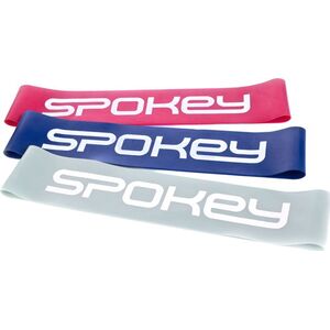 Spokey Mini Band Set różne poziomy oporu w zestawie wielokolorowy 3 szt.