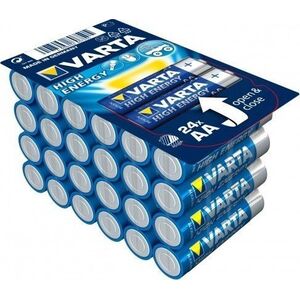 Varta Varta High Energy AA, Single-use battery, AA, Alkaline, 1.5 V, 24 pc(s), Blue, Silver