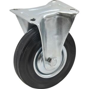 AWTOOLS KOŁO STAŁE Z CZARNĄ GUMĄ  160mm 14398802 5903678623456